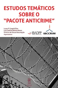 Capa do livro Estudos Temáticos sobre o Pacote Anticrime